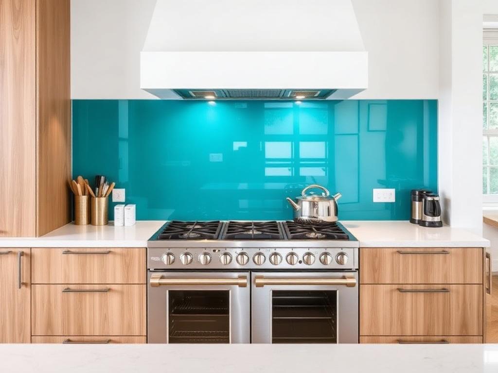 Glass Splashback in Maida Vale, W9